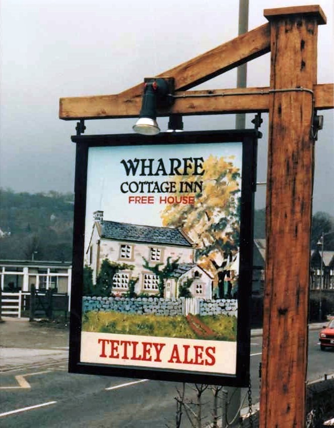 Wharfe Cottage sign closed 03081990