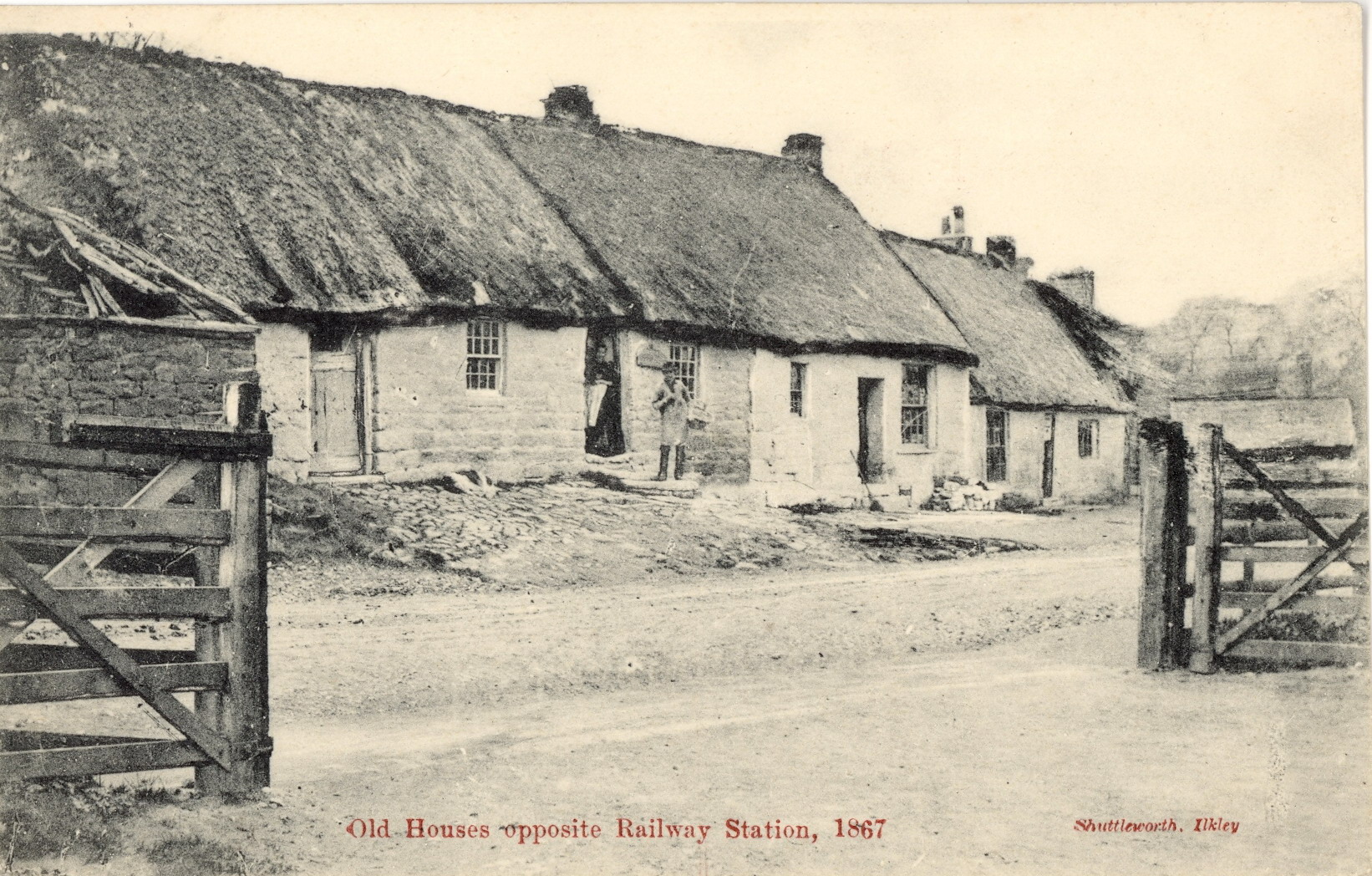 1 Old thatch cottages 1867